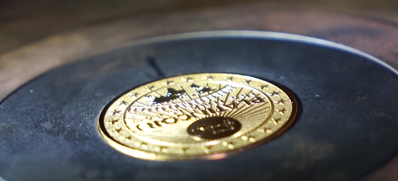 custom embossing of your gold coins